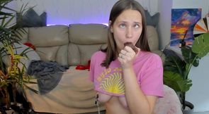 student moans, sucks and is covered in sperm