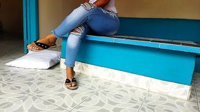 rich day alone with my slutty whore step-aunt!