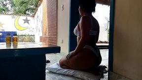 rich day alone with my slutty whore step-aunt!