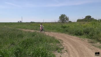 Japanese Delight: Outdoor Bike Ride to Steamy Encounter