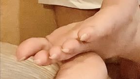 My pretty long nailed feet :)