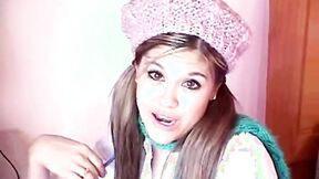 Teen Topanga studying & get bored Masturbating beaver