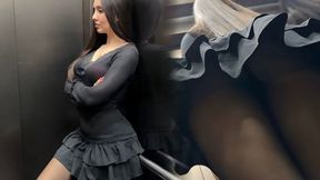 Its Our First Date And Hes Already Filming Under My Skirt In The Elevator And Under The Table While I Dont Notice