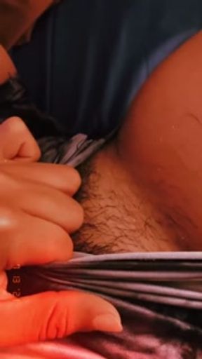 Naughty girl playing getting hot… masturbation, petting, hairy pussy