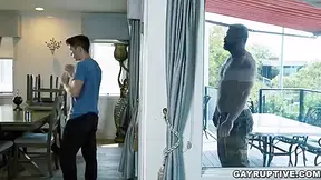 Cain Marko And Isaac Parker - Lonely Stud Invites This Hot Stranger Outside To Come In His House