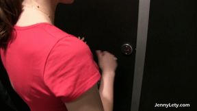 I take him into the fitting room to make him cum with my mouth !