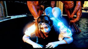 Big Cock Virtual Queen of Bigboob Fantasy - 3D Animation Hentai