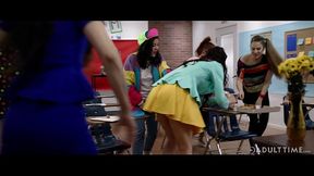 GIRLCORE Private School- Lesbian Orgy