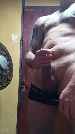 I'm with My Cock Hard and Standing