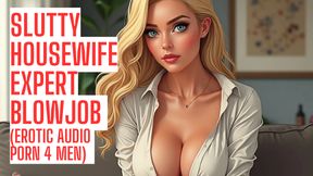 Housewife Expert Blowjob (Full Blowjob Audio on my site ASMR HFO JOI Erotic Audio 4 Men)