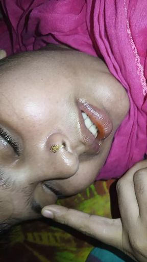 Newly Married Wife And Husband Romantic