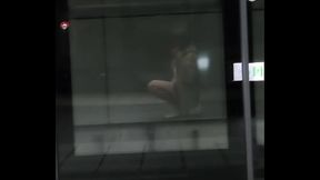 Showing my panties at the MRT.