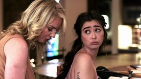 Pussy licking clip with emotional Rachael Cavalli and Chloe Surreal from Mommy's Girl