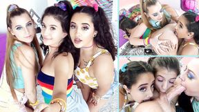 ”Melody, Natalie & Sofia Put Their Mouths To Work”