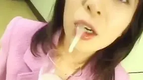 Petite Semen-Loving Cutie Serves Up Juicy JAV Delights