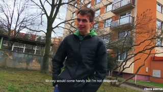 CZECH HUNTER 421 -  Lucky Jock Gets Loads Of Money Thrown At Him For A Bareback Ride