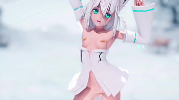 [MMD] S h i r a k a m i Fubuki [Marine Bloomin&#039_]