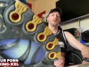 40 - JERKING BIG COCK HYPERBLUE