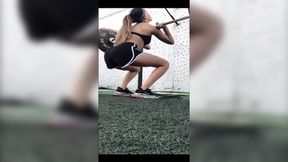 Old Man Finds Random Chick &mdash;  Fucks Her in Public After Gym Session on V-Day