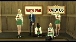 Dragon Ball Porn Epi 35 Maestro roshi sigue con su harem teniendo sexo sin control y teniendo trios orgias les quiere acabal en el culo a todas algo sale mal