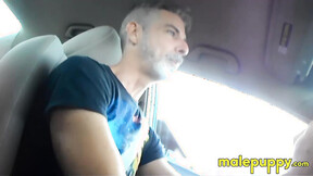 ”Dominant Giant daddy accidentally shrank his son & had to drive him to school”