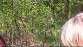 outdoor lesbian pussy fun
