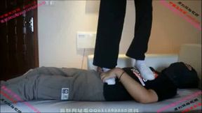two beauty feet mistress trample