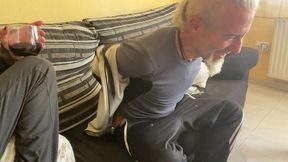 pegging - horny wife spanish milf, fuck yourself with my dildo while i give you a handjob until you cum, you ll love it ( with little blonde and wildspainman )