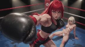 Mixed Boxing Stories #10B: Crimson Hime's Strip Ring Confession (Animated)