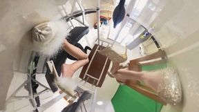 6K VR360 ERER LELE humiliated the little slave in the office