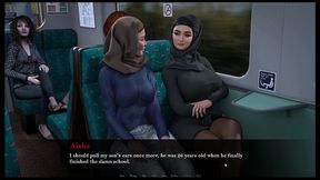 esra in istanbul [ cuckold hentai game pornplay] ep.2 hijab woman spanked in public subway with her fiancee is on the phone