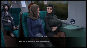 esra in istanbul [ cuckold hentai game pornplay] ep.2 hijab woman spanked in public subway with her fiancee is on the phone