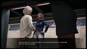 esra in istanbul [ cuckold hentai game pornplay] ep.2 hijab woman spanked in public subway with her fiancee is on the phone
