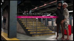 esra in istanbul [ cuckold hentai game pornplay] ep.2 hijab woman spanked in public subway with her fiancee is on the phone