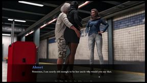 esra in istanbul [ cuckold hentai game pornplay] ep.2 hijab woman spanked in public subway with her fiancee is on the phone