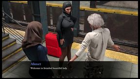 esra in istanbul [ cuckold hentai game pornplay] ep.2 hijab woman spanked in public subway with her fiancee is on the phone