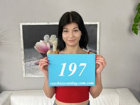 Czech babe makes guy very hard in casting