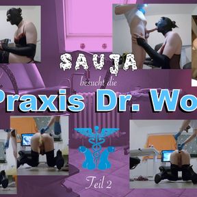 Dr. Prof. Wolf Part 2 - My first visit at the Sissy-Doctor with examination