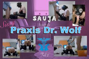 Dr. Prof. Wolf Part 2 - My first visit at the Sissy-Doctor with examination