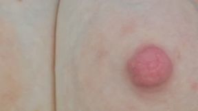 Adult breastfeeding session with jerk off