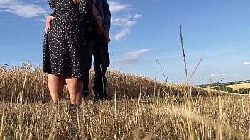 Mature step Mother-in-Law in Sexy Dress Makes Son-in-Law Cum While His Wife Doesn&#039_t See