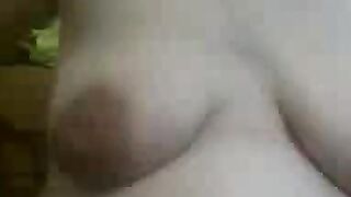 Pregnant Brunette's Webcam Show