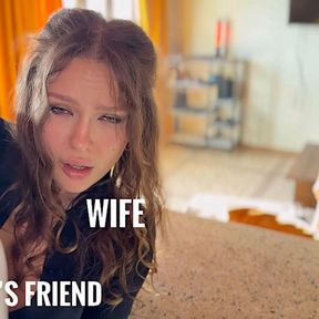 Wife Cheats On Husband With Best Friend While He Plays VR Helmet