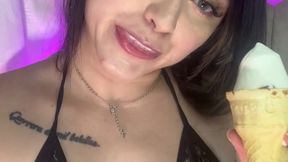 Horny naughty Latina premieres her first Video. She wants to be famous showing her pink pussy