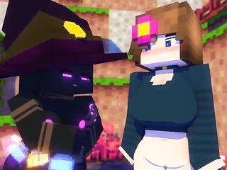SLIPPERYT GETS! massive TITS MINECRAFT animation HD