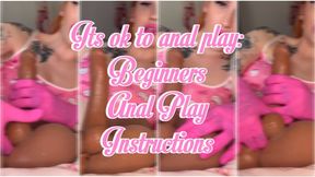 It's ok to anal play.. beginners guide to an arsegasm