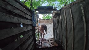 Tanya in Distantview Outdoor Village Shower