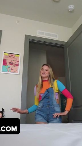 Step Daughter Tells Stepdad She Wants To Give Him A Handjob But He Acts Like He Doesn't Want It   Clip 2