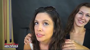 Petite brunette Meredith and Jamie go at it hardcore in a lesbian POV scene