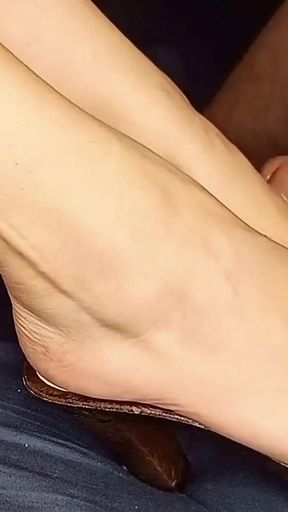Must-share moment from "LittleMissMiniFeet Sexy Footjob 6"